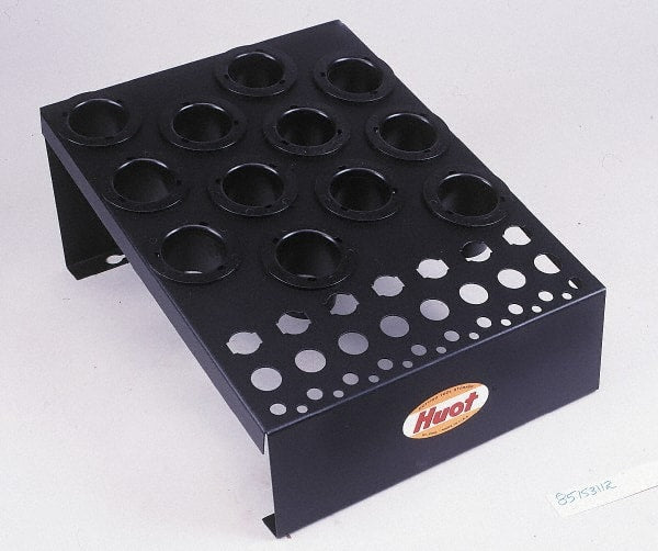 Huot - 12-1/2 Inches Width x 6-3/4 Inches Height NC Tool Holder and DA Collet Rack - Apex Tool & Supply