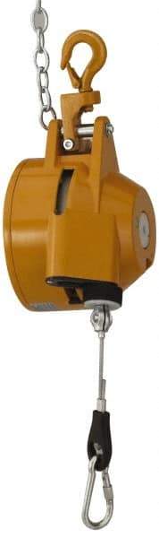 Packers Kromer - 66 Lb Load Capacity, 6-1/2' Travel Distance, Tool Balancer - Steel Cable, Cast Aluminum Housing, Tension Adjustment, Locking Mechanism - Apex Tool & Supply