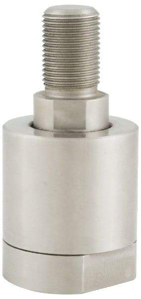 Made in USA - Air Cylinder Self-Aligning Rod Coupler - For 5/8-18 Air Cylinders, Use with Hydraulic & Pneumatic Cylinders - Apex Tool & Supply