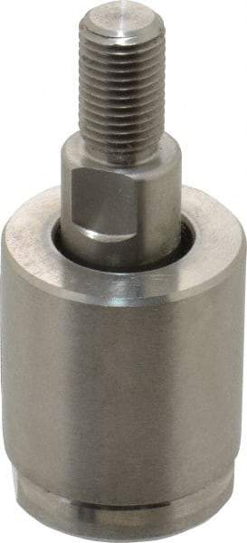 Made in USA - Air Cylinder Self-Aligning Rod Coupler - For 7/16-20 Air Cylinders, Use with Hydraulic & Pneumatic Cylinders - Apex Tool & Supply
