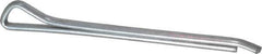 Made in USA - 1/8" Diam x 1-3/4" Long Hammerlock Cotter Pin - Grade 2, Zinc-Plated, Steel - Apex Tool & Supply