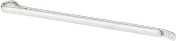 Made in USA - 1/8" Diam x 2-1/2" Long Hammerlock Cotter Pin - Grade 2, Zinc-Plated, Steel - Apex Tool & Supply