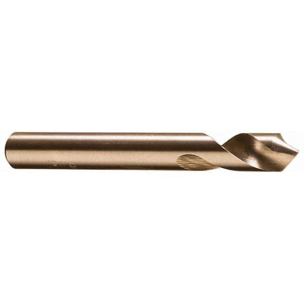 Cleveland - 5/8" Body Diam, 90°, 4-1/4" OAL, Cobalt Spotting Drill - Apex Tool & Supply
