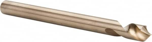 Cleveland - 1/2" Body Diam, 90°, 6" OAL, Cobalt Spotting Drill - Apex Tool & Supply