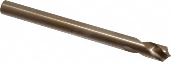 Cleveland - 5/8" Body Diam, 120°, 7-1/8" OAL, Cobalt Spotting Drill - Apex Tool & Supply