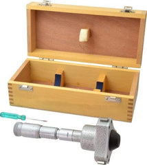 SPI - 100 to 125mm, 140mm Gage Depth, Mechanical Inside Hole Micrometer - 0.001mm Graduation, 0.002mm Accuracy, Ratchet Stop Thimble - Apex Tool & Supply