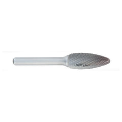 ‎SN-1 -6mm × 8mm LOC × 6mm Shank × 50mm OAL Inverted Taper Carbide Medium Tough Cut Burr - Apex Tool & Supply