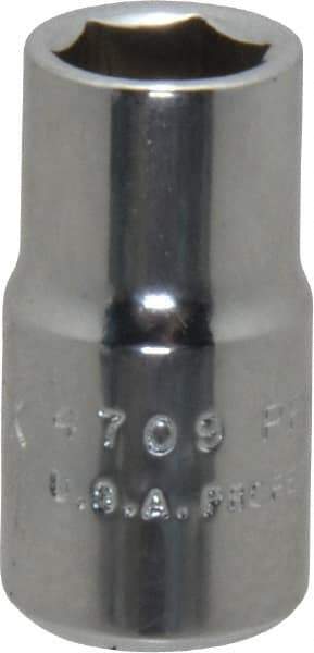 Proto - 5/8", 1/2" Drive, Standard Hand Socket - 6 Points, 7/8" OAL, Chrome Finish - Apex Tool & Supply