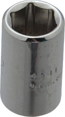 Proto - 11/32", 1/4" Drive, Standard Hand Socket - 6 Points, 7/8" OAL, Chrome Finish - Apex Tool & Supply