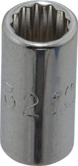 Proto - 9/32", 1/4" Drive, Standard Hand Socket - 12 Points, 7/8" OAL, Chrome Finish - Apex Tool & Supply