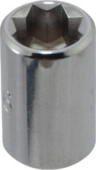 Proto - 5/16", 1/4" Drive, Standard Hand Socket - 8 Points, 7/8" OAL, Chrome Finish - Apex Tool & Supply