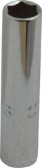 Proto - 5/16", 1/4" Drive, Deep Hand Socket - 6 Points, 2" OAL, Chrome Vanadium, Chrome Finish - Apex Tool & Supply