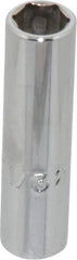 Proto - 11/32", 1/4" Drive, Deep Hand Socket - 12 Points, 2" OAL, Chrome Finish - Apex Tool & Supply