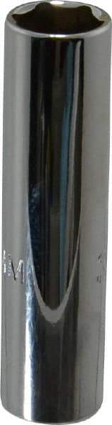 Proto - 1/4" Drive, Deep Hand Socket - 6 Points, 1-15/16" OAL, Chrome Finish - Apex Tool & Supply