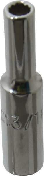 Proto - 1-1/2", 1/2" Drive, Deep Hand Socket - 12 Points, 2" OAL, Chrome Finish - Apex Tool & Supply