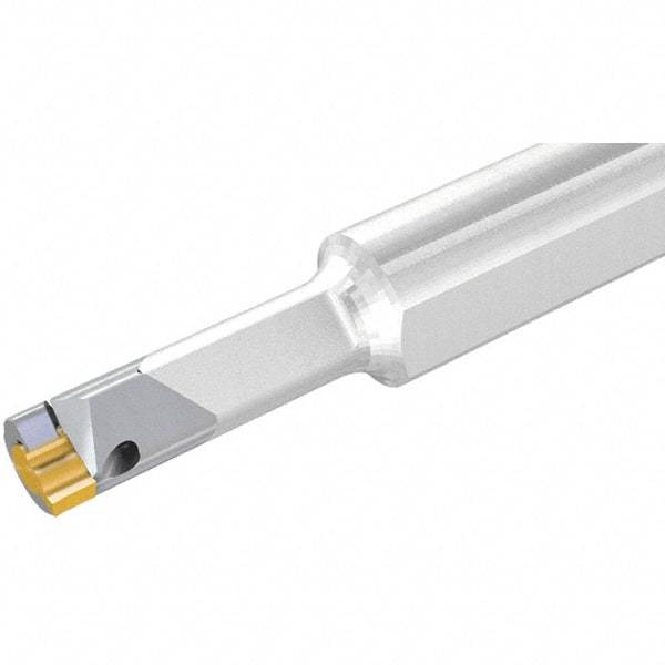 Iscar - 4mm Min Bore Diam, 62mm OAL, 6mm Shank Diam, MGUHR Indexable Boring Bar - 10mm Max Bore Depth, UMGR 4.0 Insert, Screw Holding Method - Apex Tool & Supply