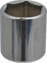 Proto - 15/16", 3/8" Drive, Standard Hand Socket - 6 Points, 1-5/16" OAL, Chrome Finish - Apex Tool & Supply
