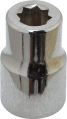 Proto - 1/4", 3/8" Drive, Standard Hand Socket - 8 Points, 1-5/64" OAL, Chrome Finish - Apex Tool & Supply