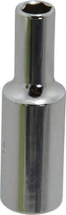 Proto - 1/4", 3/8" Drive, Deep Hand Socket - 6 Points, 2-1/8" OAL, Chrome Finish - Apex Tool & Supply