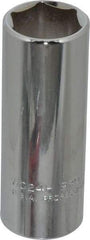 Proto - 3/4", 3/8" Drive, Deep Hand Socket - 6 Points, 2-3/4" OAL, Chrome Vanadium, Chrome Finish - Apex Tool & Supply