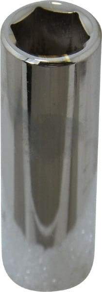 Proto - 3/8" Drive, Deep Hand Socket - 6 Points, 2-3/4" OAL, Chrome Finish - Apex Tool & Supply