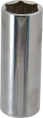Proto - 3/8" Drive, Deep Hand Socket - 6 Points, 2-3/4" OAL, Chrome Finish - Apex Tool & Supply