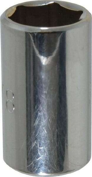 Proto - 5/8", 1/2" Drive, Standard Hand Socket - 6 Points, 1-1/2" OAL, Chrome Finish - Apex Tool & Supply