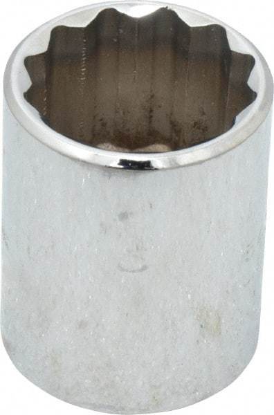 Proto - 15/16", 1/2" Drive, Standard Hand Socket - 12 Points, 1-9/16" OAL, Chrome Vanadium, Chrome Finish - Apex Tool & Supply