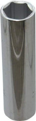 Proto - 5/8", 1/2" Drive, Deep Hand Socket - 6 Points, 3-1/4" OAL, Chrome Finish - Apex Tool & Supply