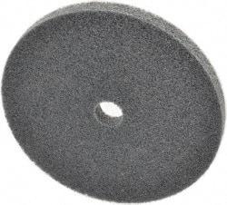 3M - 6" Diam, 1/2" Face Width, 3/4" Center Hole, Fine Grade, Silicon Carbide Deburring Wheel - Unitized, Soft Density 2 Grade, 5,000 RPM - Apex Tool & Supply