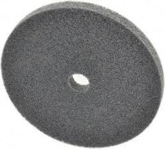 3M - 6" Diam, 1/2" Face Width, 3/4" Center Hole, Fine Grade, Silicon Carbide Deburring Wheel - Unitized, Soft Density 2 Grade, 5,000 RPM - Apex Tool & Supply