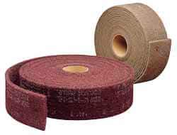 3M - 30' Long x 36" Wide Nonwoven Roll - Nonabrasive Grade, White, Talc - Apex Tool & Supply