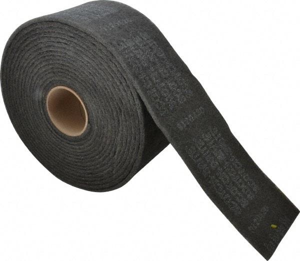 3M - 30' Long x 5" Wide Nonwoven Roll - Very Fine Grade, Gray, Silicon Carbide - Apex Tool & Supply
