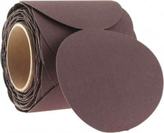 3M - 5" Diam, 180 Grit Aluminum Oxide Adhesive PSA Disc - Very Fine Grade, X Weighted Cloth Backing, For Bench Top Motors, Random Orbital Sanders - Apex Tool & Supply