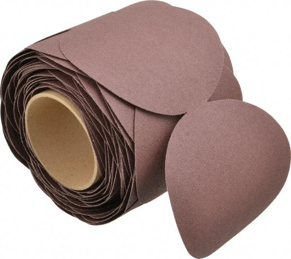 3M - 5" Diam, 100 Grit Aluminum Oxide Adhesive PSA Disc - Fine Grade, X Weighted Cloth Backing, For Bench Top Motors, Random Orbital Sanders - Apex Tool & Supply