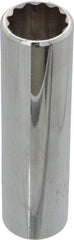 Proto - 5/8", 1/2" Drive, Deep Hand Socket - 12 Points, 3-1/4" OAL, Chrome Finish - Apex Tool & Supply