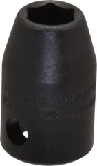 Proto - 3/8" Drive 8mm Standard Impact Socket - 6 Points, 1-1/32" OAL - Apex Tool & Supply
