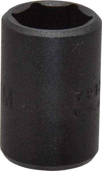 Proto - 3/8" Drive 13mm Standard Impact Socket - 6 Points, 1-3/32" OAL - Apex Tool & Supply