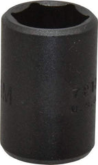 Proto - 3/8" Drive 13mm Standard Impact Socket - 6 Points, 1-3/32" OAL - Apex Tool & Supply
