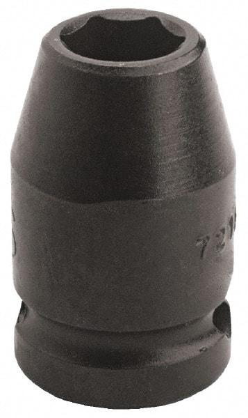Proto - 3/8" Drive, Power Socket - 6 Points, 1-3/16" OAL - Apex Tool & Supply