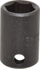 Proto - 3/8" Drive 1/2" Standard Impact Socket - 6 Points, 1-3/32" OAL - Apex Tool & Supply