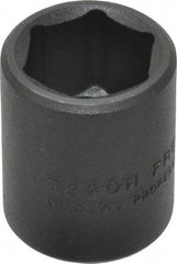 Proto - 3/8" Drive 5/8" Standard Impact Socket - 6 Points, 1-3/32" OAL - Apex Tool & Supply