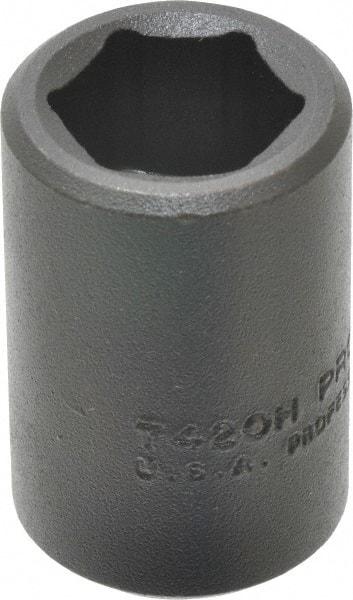 Proto - 1/2" Drive 5/8" Standard Impact Socket - 6 Points, 1-1/2" OAL - Apex Tool & Supply