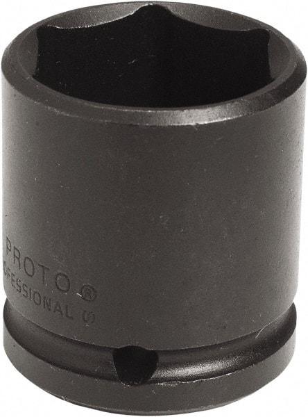Proto - 1/2" Drive 3/4" Standard Impact Socket - 6 Points, 1-1/2" OAL - Apex Tool & Supply
