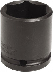 Proto - 1/2" Drive 3/4" Standard Impact Socket - 6 Points, 1-1/2" OAL - Apex Tool & Supply