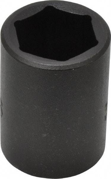 Proto - 1/2" Drive 13/16" Standard Impact Socket - 6 Points, 1-5/8" OAL - Apex Tool & Supply