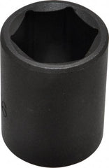Proto - 1/2" Drive 15/16" Standard Impact Socket - 6 Points, 1-3/4" OAL - Apex Tool & Supply