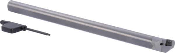 Seco - 5/8" Min Bore Diam, 8" OAL, 1/2" Shank Diam, SCLC Indexable Boring Bar - CC.. 21.51 Insert, Screw Holding Method - Apex Tool & Supply