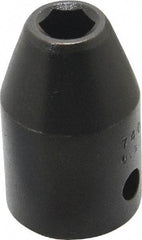 Proto - 1/2" Drive 8mm Standard Impact Socket - 6 Points, 1-1/2" OAL - Apex Tool & Supply