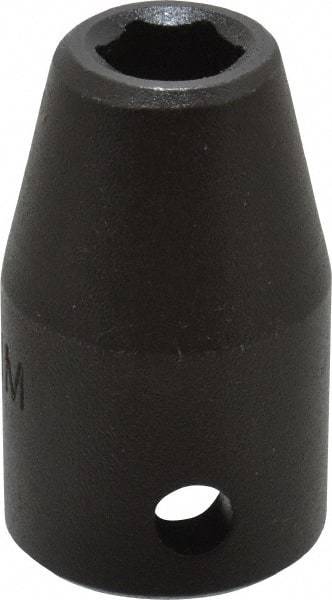 Proto - 1/2" Drive 9mm Standard Impact Socket - 6 Points, 1-1/2" OAL - Apex Tool & Supply